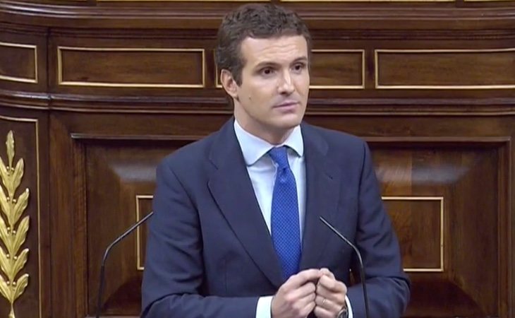 Casado responde a Sánchez: 'Usted no es una persona de fiar'