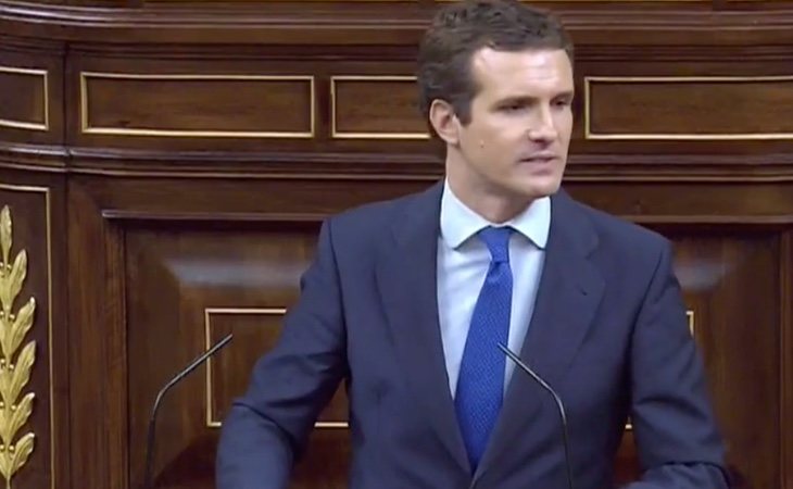 Casado intenta centrar el tema del debate en Cataluña, el eje de su campaña electoral