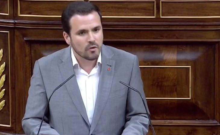 Alberto Garzón (IU): 'No entendemos cómo puede pedir la abstención de la derecha cuando abandonó este Parlamento en el pasado porque se la ...