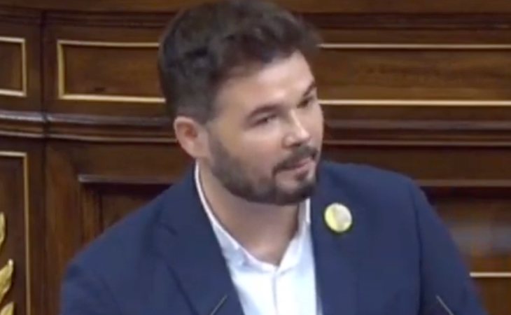 Rufián, a Sánchez: 'Es incoherente que le dedicara más tiempo a pedirle indirectamente un apoyo a PP y a Ciudadanos que a referirse a Unidas ...
