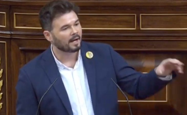 Rufián: 'No es un juicio al independentismo, es un juicio a los derechos civiles de todos'