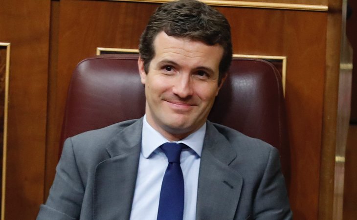 Pablo Casado vota NO a la investidura de Pedro Sánchez
