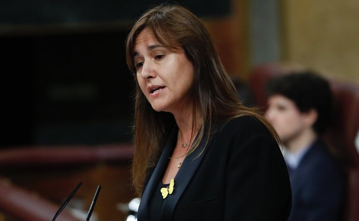 Laura Borràs: 'Hoy JxCat votará no' a la investidura de Pedro Sánchez