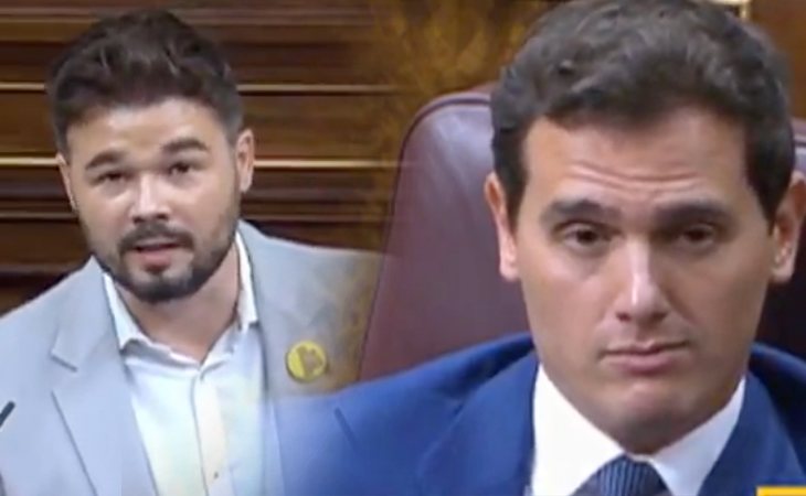 Gabriel Rufián: 'Señor Rivera, ir con la extrema derecha no es ir en banda, es ir en comando'