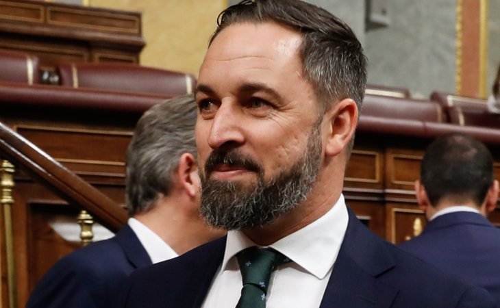 Santiago Abascal vota NO a la investidura de Pedro Sánchez