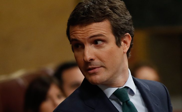 Pablo Casado vota NO a la investidura de Pedro Sánchez