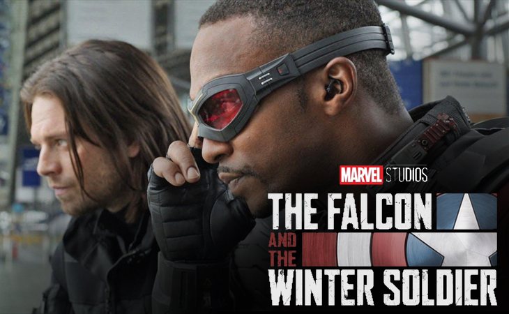 Sebastian Stan y Anthony Mackie como Bucky Barnes y Falcon