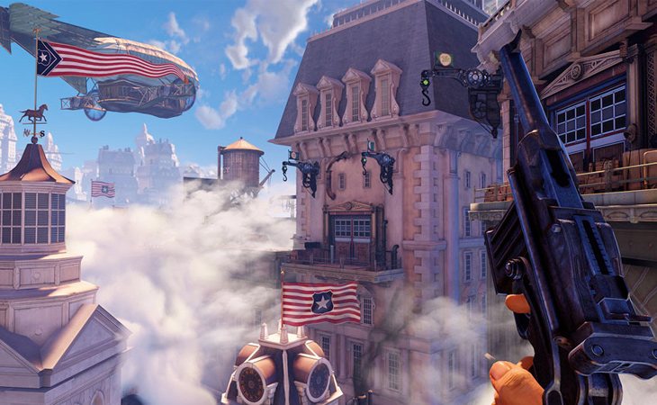 'BioShock Infinite', la tercera entrega de la saga, se sitúa en una ciudad flotante