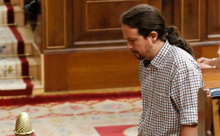 Pablo Iglesias se abstuvo en la investidura de Pedro Sánchez tras no llegar a un acuerdo