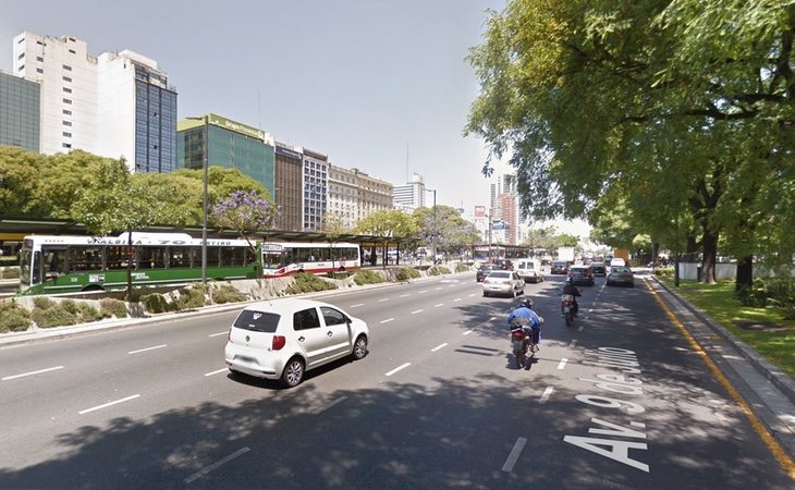 Los hechos sucedieron en la Avenida 9 de julio de Buenos Aires