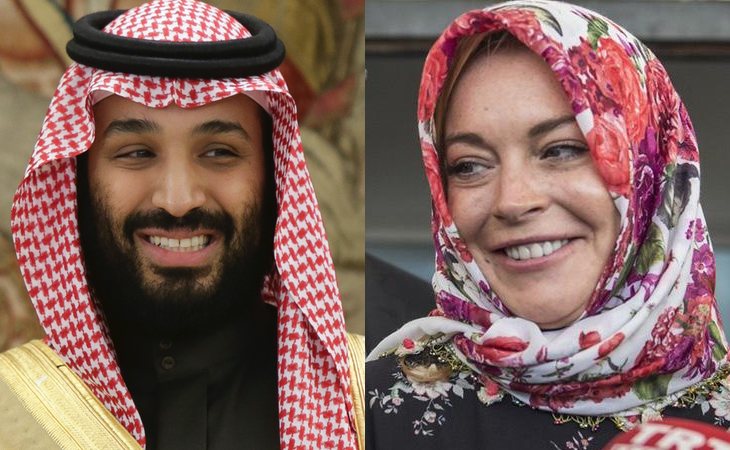 Mohamed bin Salman y lindsay Lohan, ¿más que amigos?