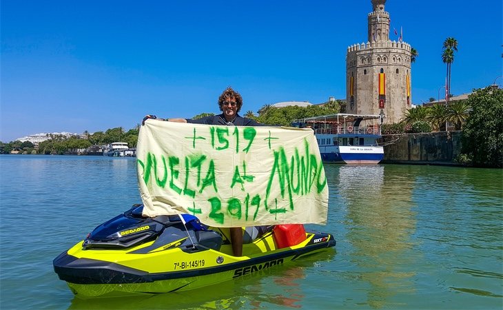 El aristócrata pretende dar la vuelta al mundo en homenaje a El Cano y Magallanes, 500 años después del comienzo de su hazaña