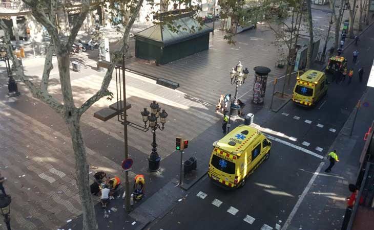 Las Rambla tras el atentado