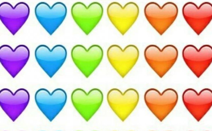 El significado de los emoji de corazones según su color