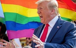 Donald Trump considera que está haciendo las cosas "muy bien" con el colectivo LGTBI
