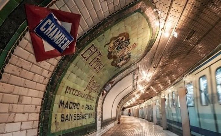 La estación fantasma de Chamberí