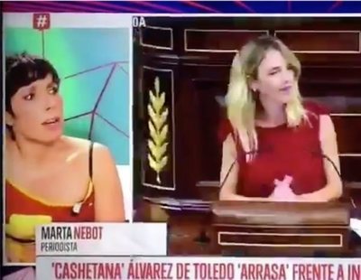 No, Marta Nebot no ha llamado "puta" a Cayetana Álvarez de Toledo en 'Todo es mentira'