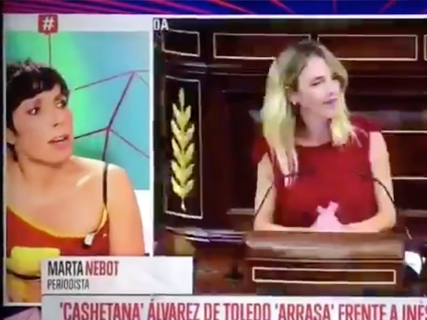 No, Marta Nebot no ha llamado "puta" a Cayetana Álvarez de Toledo en 'Todo es mentira'