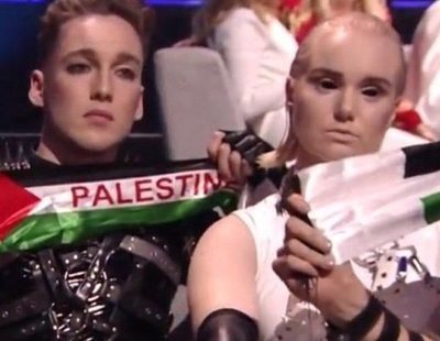 La UER sancionará a Islandia por las banderas de Palestina que Hatari ondeó en Eurovisión