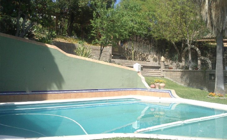 Piscina en la que tuvo lugar el dramático suceso