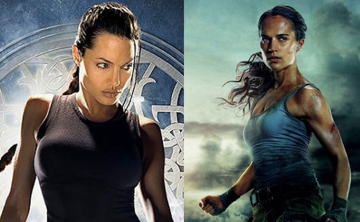 Angelina Jolie y Alicia Vikander son las dos actrices que han interpretado a Lara Croft