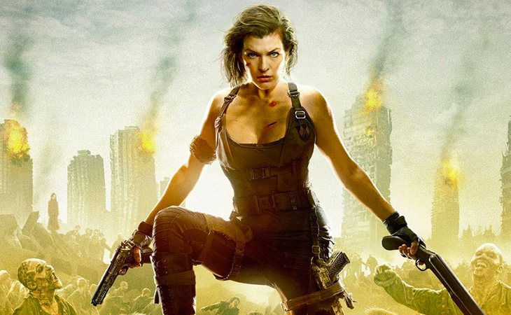 Milla Jovovich protagoniza las seis películas de 'Resident Evil'