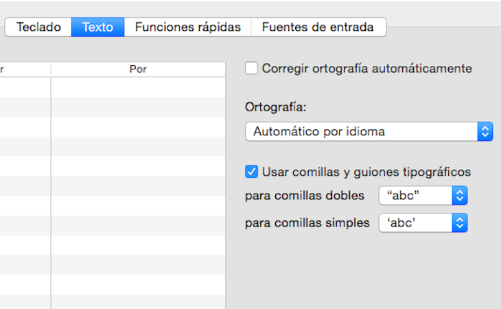 Pasos para desactivar el corrector en Safari