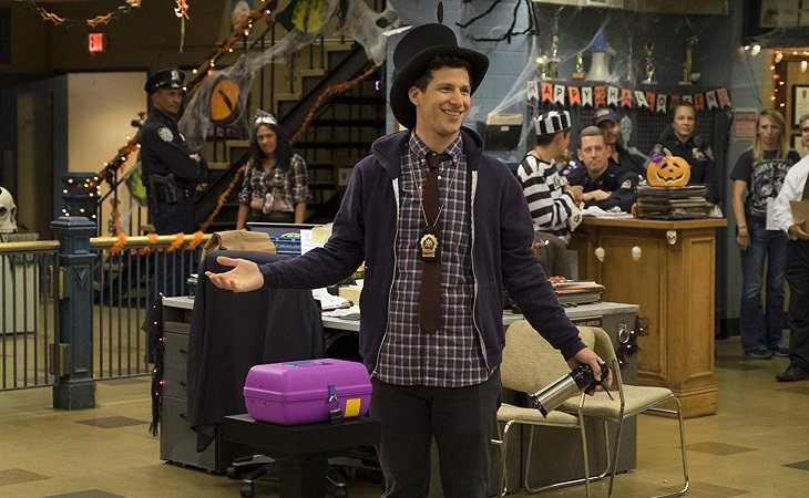 Jake en la apuesta de Halloween en 'Brooklyn Nine-Nine'