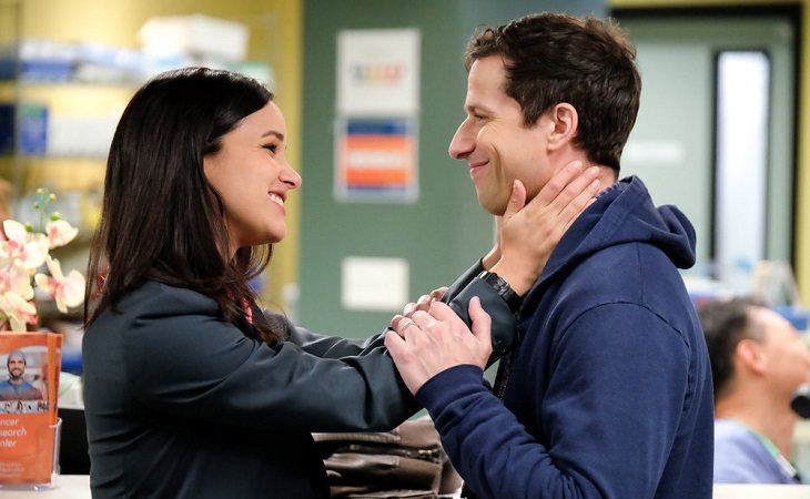 Amy y Jake en 'Brooklyn Nine-Nine'