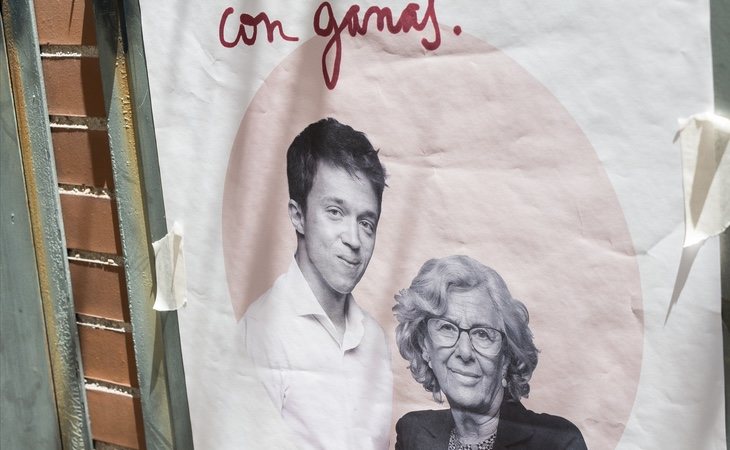 Errejón formó tándem con Carmena en las elecciones del 26-M y dejó a Podemos al borde de la pérdida de representación