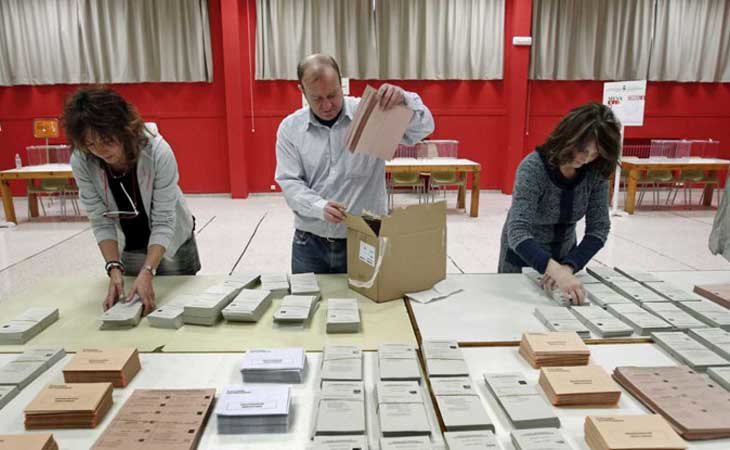 Preparación de un colegio electoral