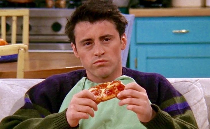 La comida es la gran obsesión de Joey en 'Friends'