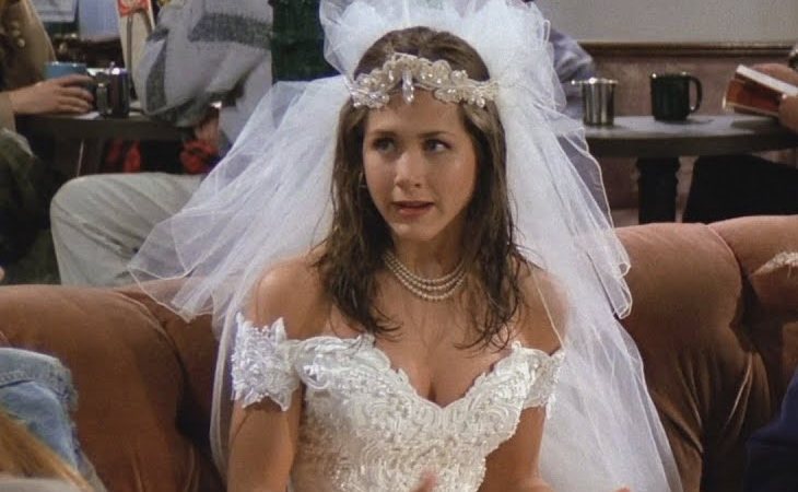 Rachel escapó de su boda al comienzo de 'Friends'