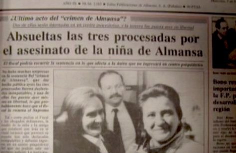 El crimen de Almansa tuvo una gran repercusión en 1990