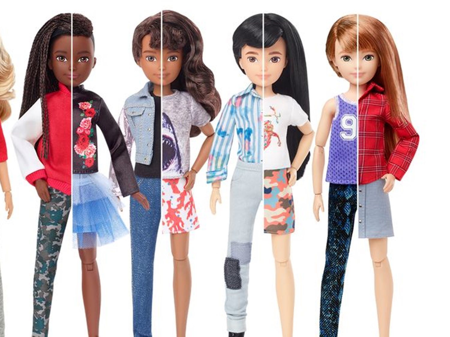 Mattel lanza su primera línea de muñecos sin género