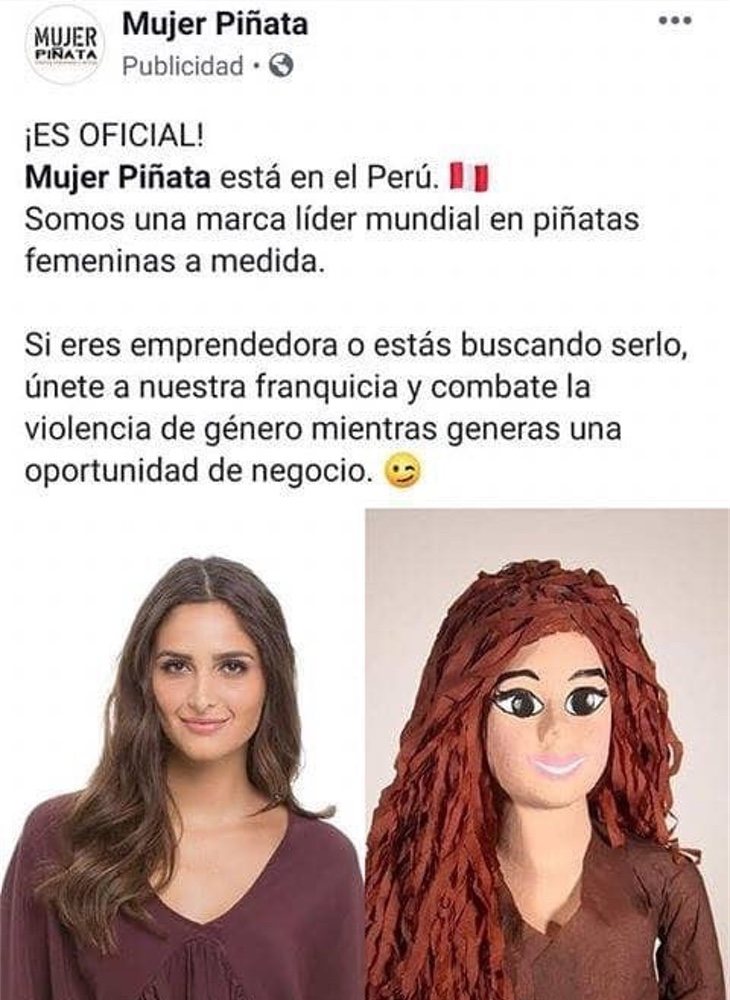 Los creadores de 'Mujer Piñata' aseguraron que su idea procedía de una franquicia lituana, 