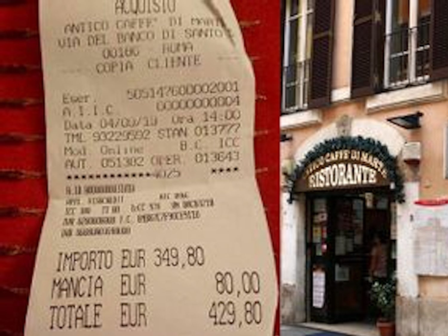 Nuevo 'sablazo' a dos turistas japonesas: 430 euros por unos espagueti en Roma