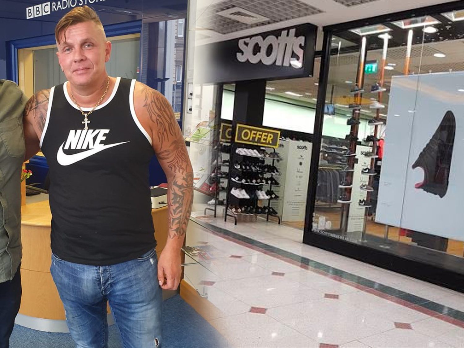 Enseña su pene de 25 cm en mitad de una tienda porque creían que había robado un zapato