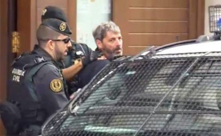 Xavier Duch Palau, en el momento de su detención