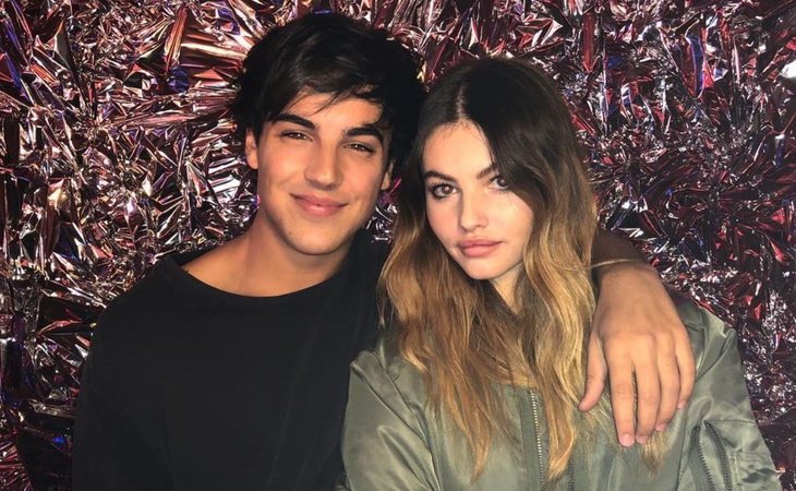 Thylane Blondeau con Óscar Casas