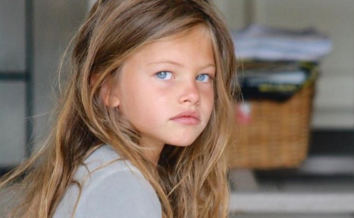 Thylane Blondeau cuando era una niña