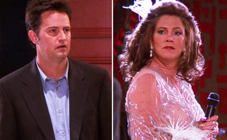 Chandler y su padre transgénero en la serie, Helena Handbasket