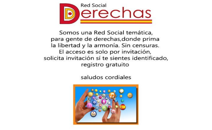 Dderechas está presente en Twitter y Facebook