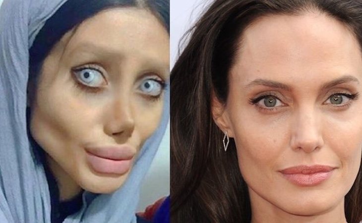 Sahar  y Angelina Jolie