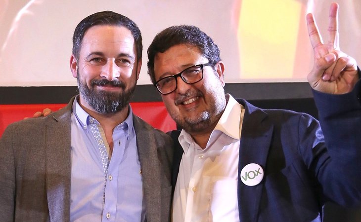 Santiago Abascal y Francisco Serrano