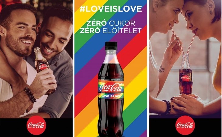 Campaña 'Cero azúcar, cero prejuicios' de Coca-Cola Hungría