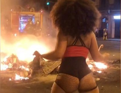 Twerking ante los disturbios de Barcelona: ¿protesta o frivolidad?