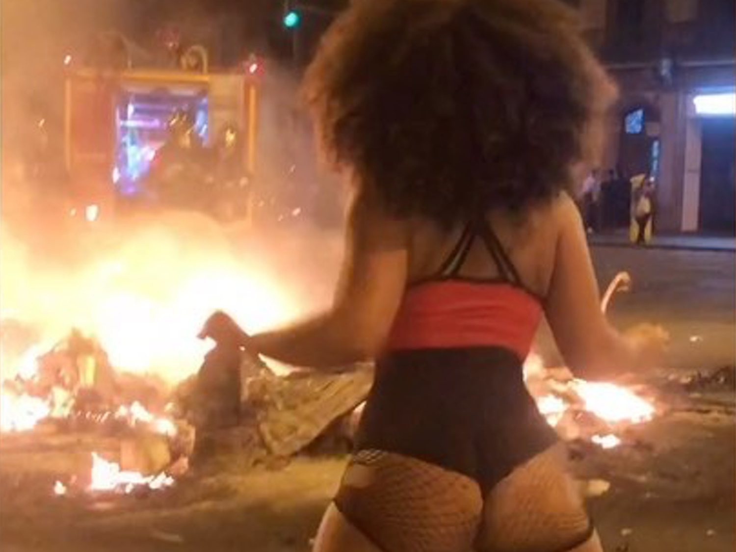 Twerking ante los disturbios de Barcelona: ¿protesta o frivolidad?