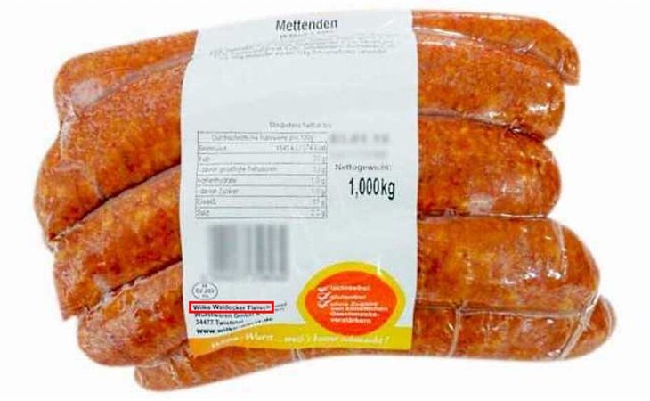 Este pack de salchichas es uno de los productos infectados por la bacteria listeria monocytogenes