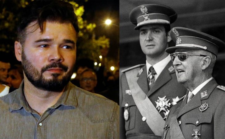 Gabriel Rufián: 'El problema no es que hoy se exhuma a Franco, el problema es que hoy aún se vota a Franco'